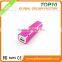 MINI power bank Factory price,2600mAh beautiful aluminium mobile power