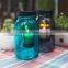 cheap colored mexico glass candle holder with tray