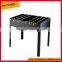 A728-B Black outdoor stainless steel foldable charcoal BBQ grill