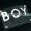 boy patch unisex beanie knitted hat