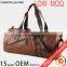 custom small mens leather duffle bag for gym and sports