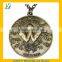 Cheap custom metal medal with ribbom and customer logo