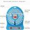 2016 Promotional Mini USB Portable Charging Fan With Led Torch