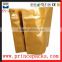 New Design Ziplock Quad-seal Flexible Plastic Packaging Bags with Side Gusset Zipper Pouch For Coffee Bean Milk Powder
