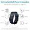 Fashinable silicone smart bluetooth bluetooth pedometer bracelet sport fitness wristband