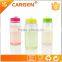 Newest hiking necessity 2015 new shape wide mouth cheap price plastic space water bottle