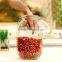 3.8L Recycled airtight Round shape glass jar with metal clip top lid for kitchen and food