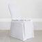 White Ruffled Banquet Chair Cover Wholesale