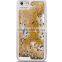PC material matte hard cover hourglass bling glitter phone case for iPhone6/6s