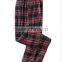 Wholesale OEM mens/womens/Ladies/kids Elastic Drawstring Waist yarn dyed Plaid flannel Pajama Pants