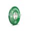 Coloured olympic bumper rubber weight plate