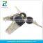 normal computer handle length euro profile master key door aluminum handle knob push pull suitcase lock cylinder