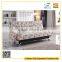 Moden Design Sofa Bed Stainless Steel Base and Leg Fabric Cover