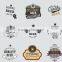 Self adhesive sticker label gold foil embossing labels accept custom order