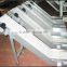 Food grade modular belt take off conveyor for vertical packing machine