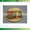 Housewares Woven Wooden Round Tray and plate