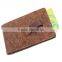 Boshiho brown cork men credit card wallet