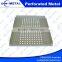 Steel Perforated Metal Screen Sheet on CNC Punching Machining