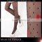 Lovely Black Dots With Jacquard Red Flower Sheer Tights