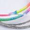 The latest exotic fashion Pure manual coloured thread heavy custom metal ally express wholesale bracelet