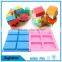 Bar silicone molds for soap making