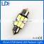 high brightness new items 5730smd 6leds car bulb 31mm festoon