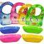 Food Grade Silicone PEVA Waterproof Bibs For Babies Wholesale Household Supplies Made In China