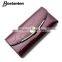 Luxury Party Hand Bag Leather Women Long Coin Purse Hand Wallet