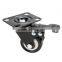 Swivel Caster Wheels Rubber Base with Brake Pack
