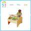 Hot-selling kids wooden car style bookshelf kindergarten library bookshelf