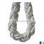 8 strand white color nylon/polyamide mooring rope