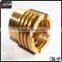 OEM custom machining brass cnc turning drawing parts with good quality guaranty