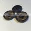 laser engraved 4 holes black wooden buttons for garment