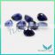 Wholesale Loose Synthetic Colored Stones #34 5*7m blue Pear Cut Sapphire Corundum gems for jewelry price