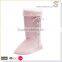 Factory direct hot sale womens ankle length snow boots