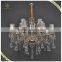 Comtemporary Large Crystal Chandelier Pendant Light, Hanging Candle Light LED Chandelier with Changing Color