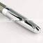 high quality advertising silver name branded woven metal pen