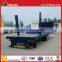 Full Type Flatbed Skeleton 20FT Shipping Container Dolly Transport Trailer With Turntable Drawbar