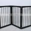 63 inch free standing folding wooden pet gate dog fence