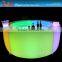 led small round table& have different colors bar table for sale