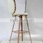 New model noble wedding use white leather banquet chair