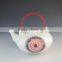 Eco-friendly Chinese style ceramic teapot with iron handle