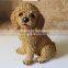 Artificial funny resin poodle dog statues for sale