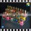Customized cosmetic nail polish bottle rack clear acrylic nail polish display stand