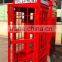 OEM outdoor London steel red telephone booth