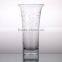 Hand Carved Crystal Glass Vase