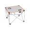 Small portable outdoor table and chair set for fishing