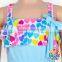 2017 summer swimwear baby girls boutique clothing colorful love print kids girls bathing suits