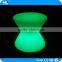 Color change LED glowing incandescent table light / battery LED illuminated bar table and seat