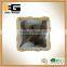 Square Linght brown large plastic flower basket garden pots